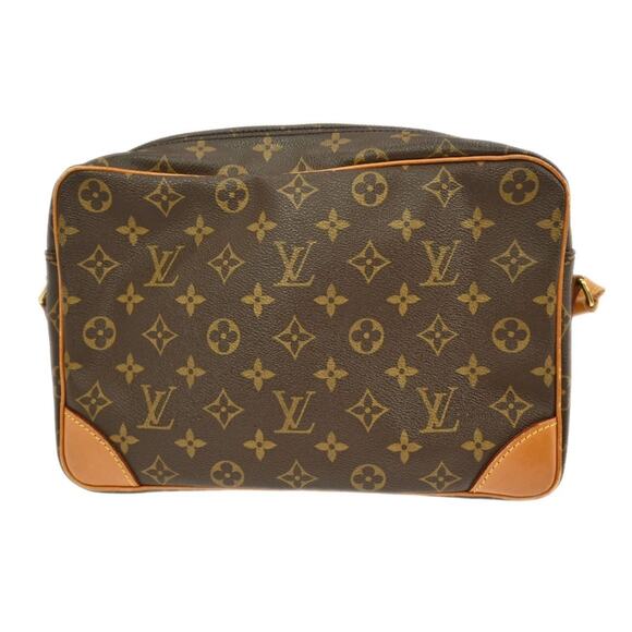 Louis Vuitton Trocadero 30 Shoulder Crossbody Bag LV Monogram Brown Tan Vintage - Picture 4 of 12